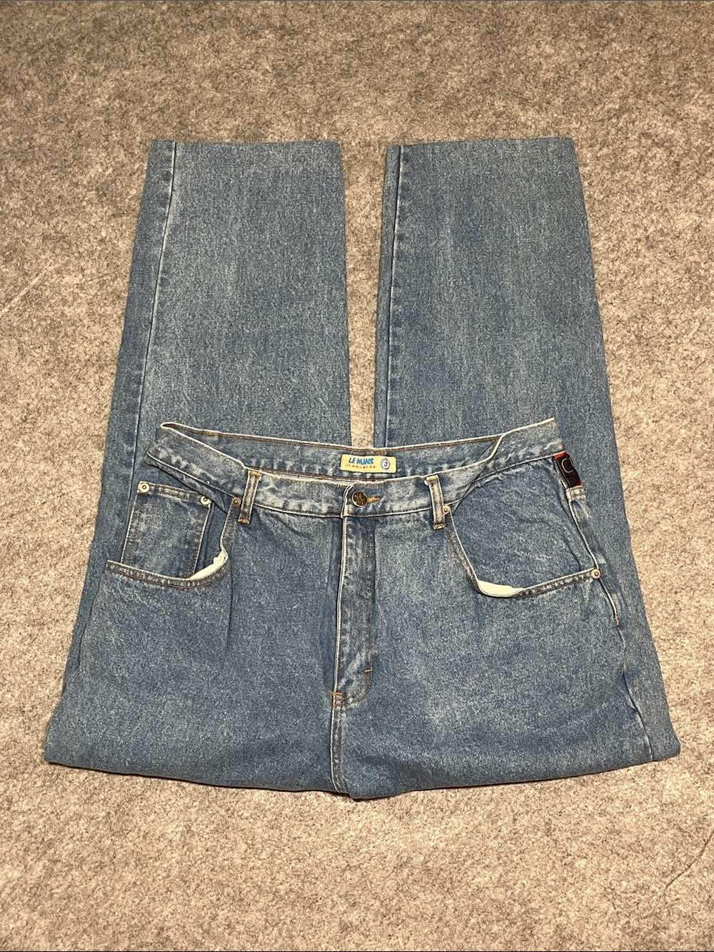 Vintage Relaxed Fit Light Blue Men's Jeans